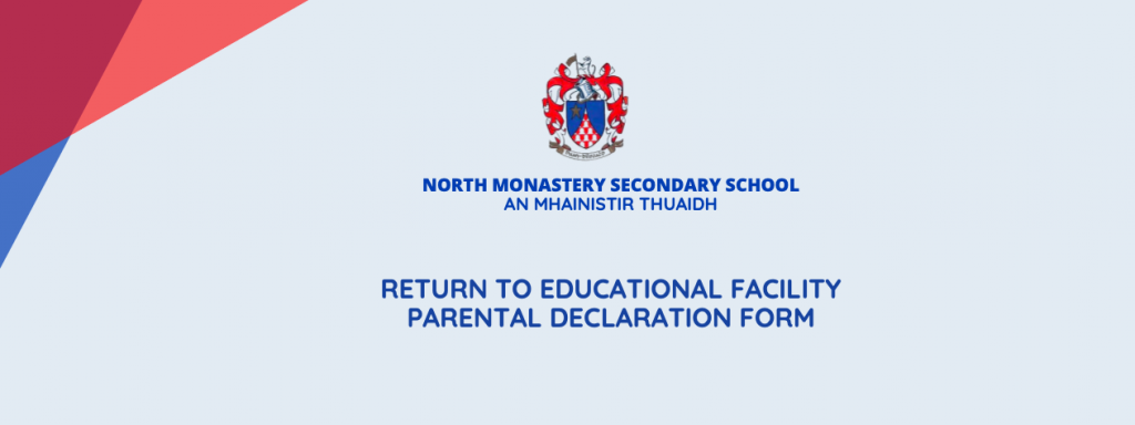 Return to Educational Facility Parental Declaration Form - North ...