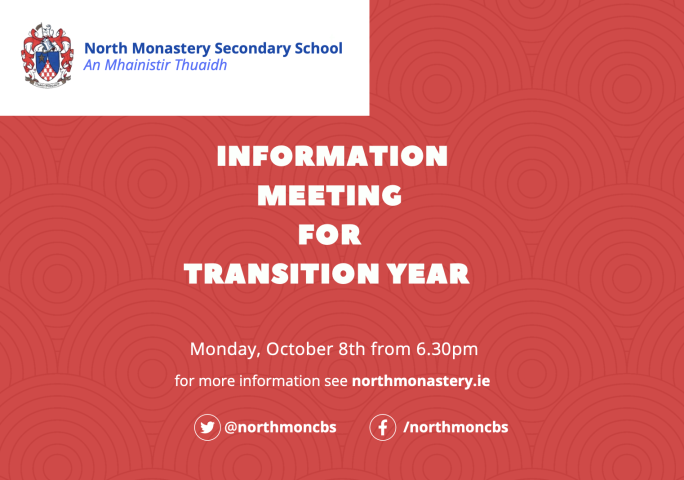 Information Night for TY Parents/Guardians - North Monastery Co ...